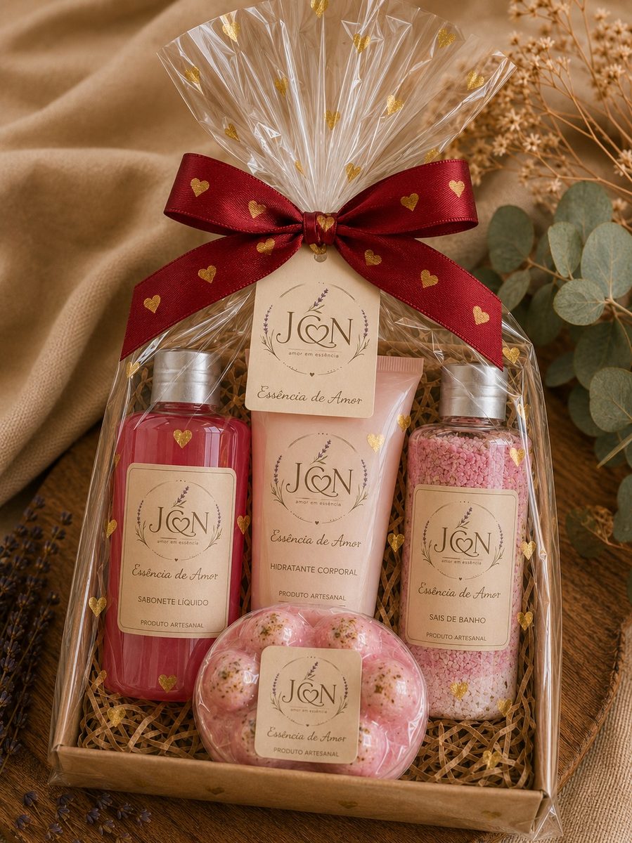 Kit Essência de Amor — produtos artesanais JCN